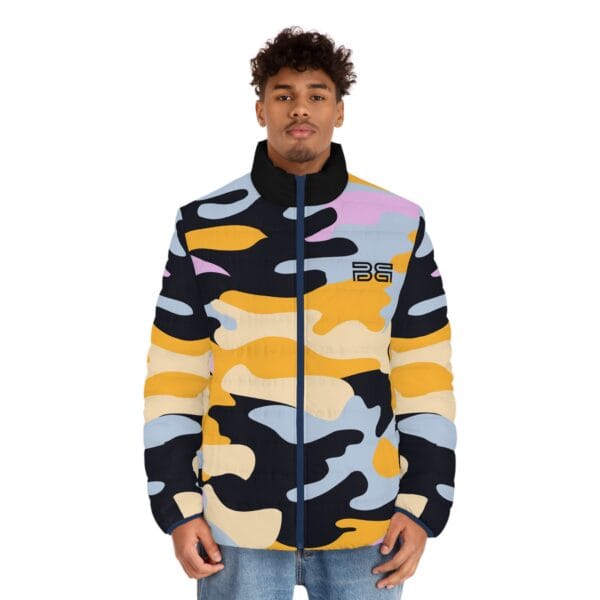 Men's Puffer Jacket (AOP) - Image 3